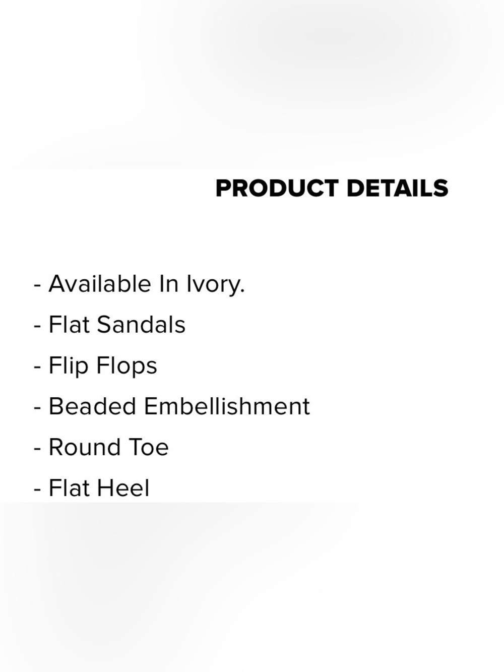 Fashion Nova Women's Cream Beaded Thong Sandal🤍 - Picture 5 of 5